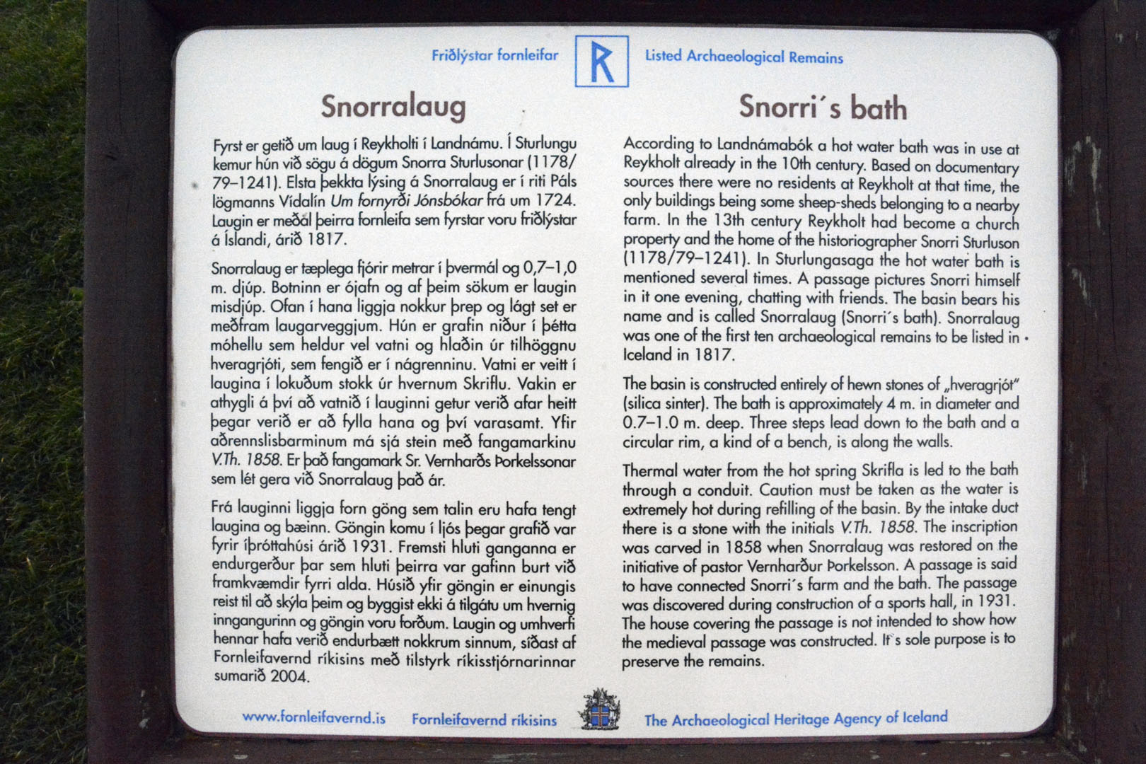 Borganes, Reykholt, Barnafoss